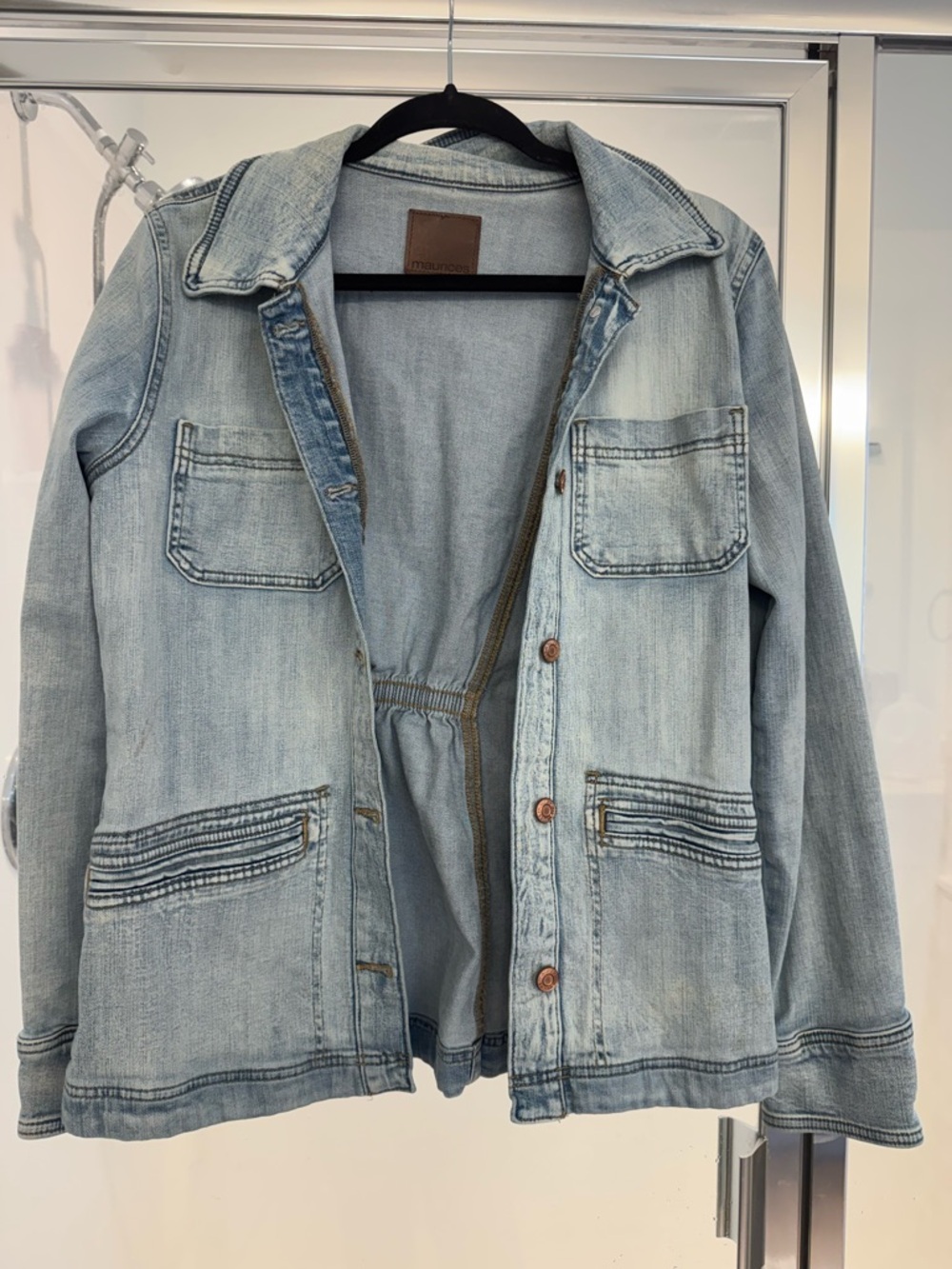 Maurices Light Blue Denim Jacket